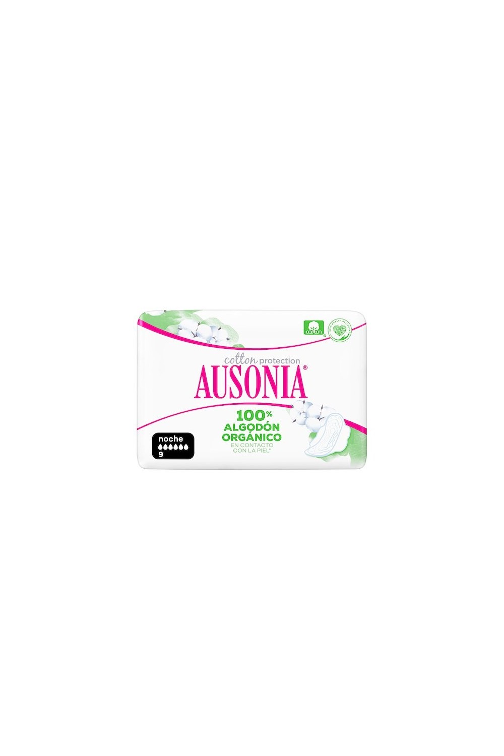 Ausonia Organic 100% Night Alas 9 Units