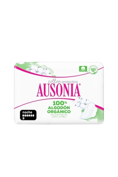 Ausonia Organic 100% Night Alas 9 Units