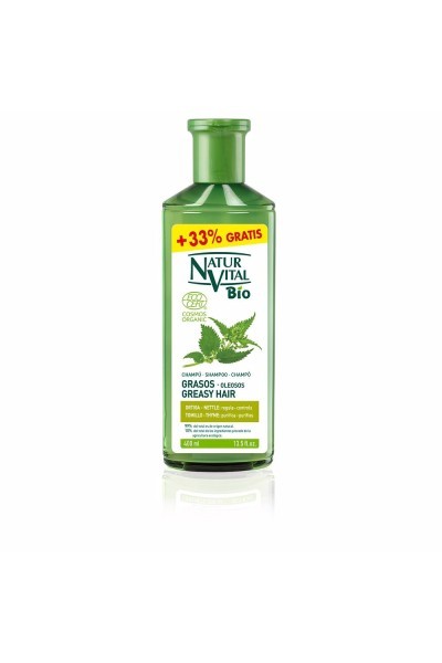 Naturvital Champú Bio Ecocert Cabellos Grasos 400ml