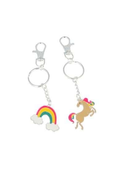 Inca Keychains BFF Unicorn And Rainbow 2 Units