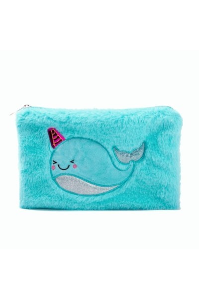 Inca Whale Pompom Case