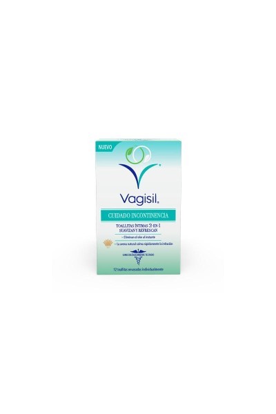 Vagisil Incontinence Care Intimate Wipes 12 Units