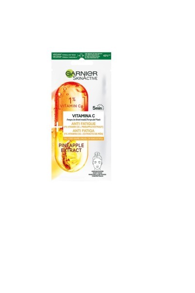 Garnier SkinActive Pineapple Extract Anti-Fatigue Face Mask 1 Unit