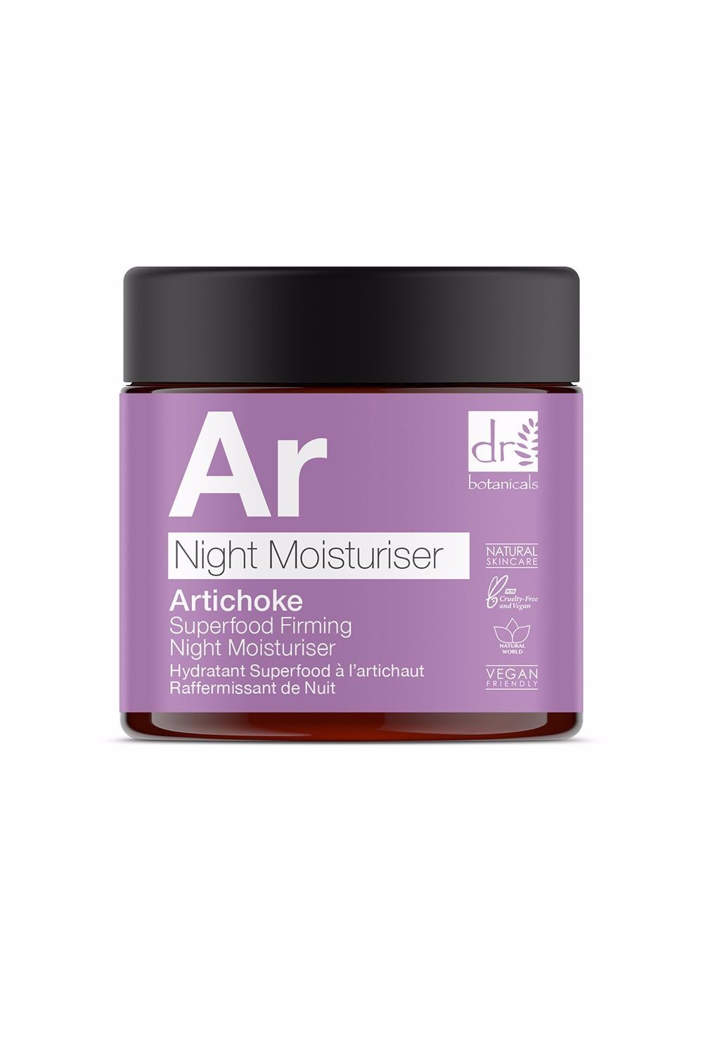 Dr Botanicals Artichoke Superfood Friming Night Moisturiser 60ml