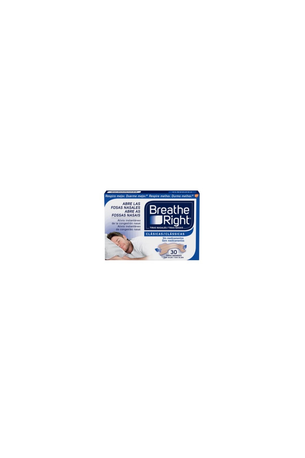 Breathe Right Nasal Strips Large Size 30 Units
