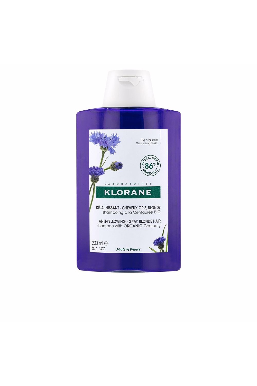 Klorane Reflection Shampoo With Centaurea Extract 200ml