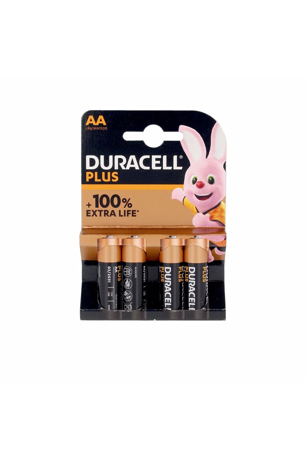 Duracell Plus Power Lr06 Pilas Pack X 4 Uds