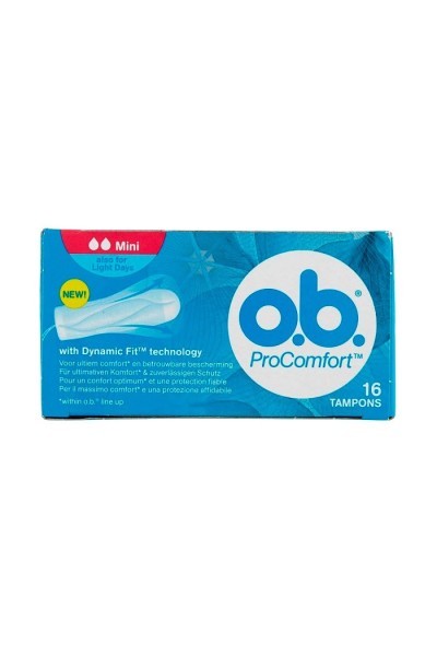 O.B. Procomfort 16 Tampons Mini