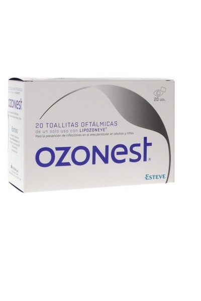 Esteve Ozonest Ophthalmic Wipes 20 Units