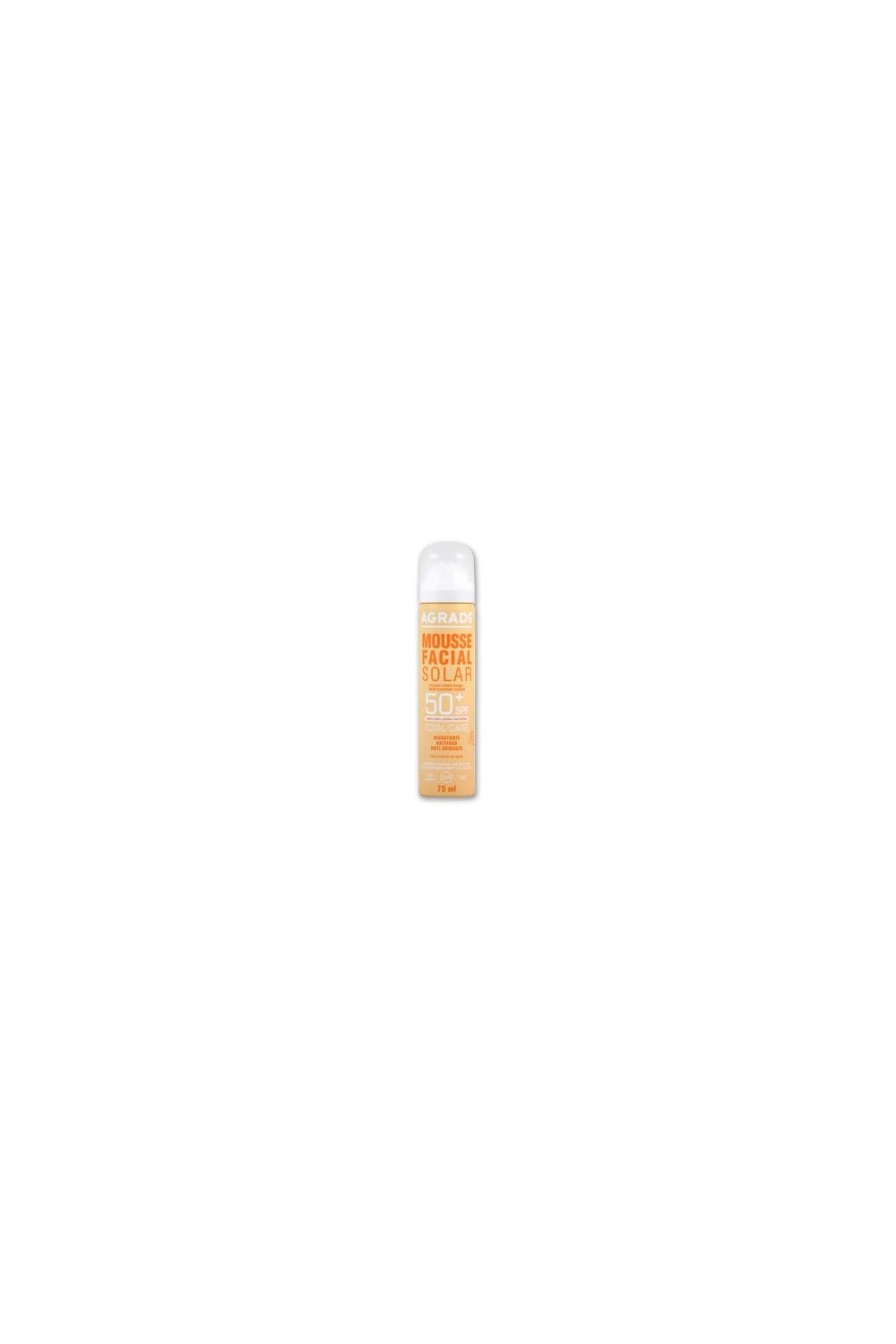 Agrado Mousse Facial Solar Spf50 75ml