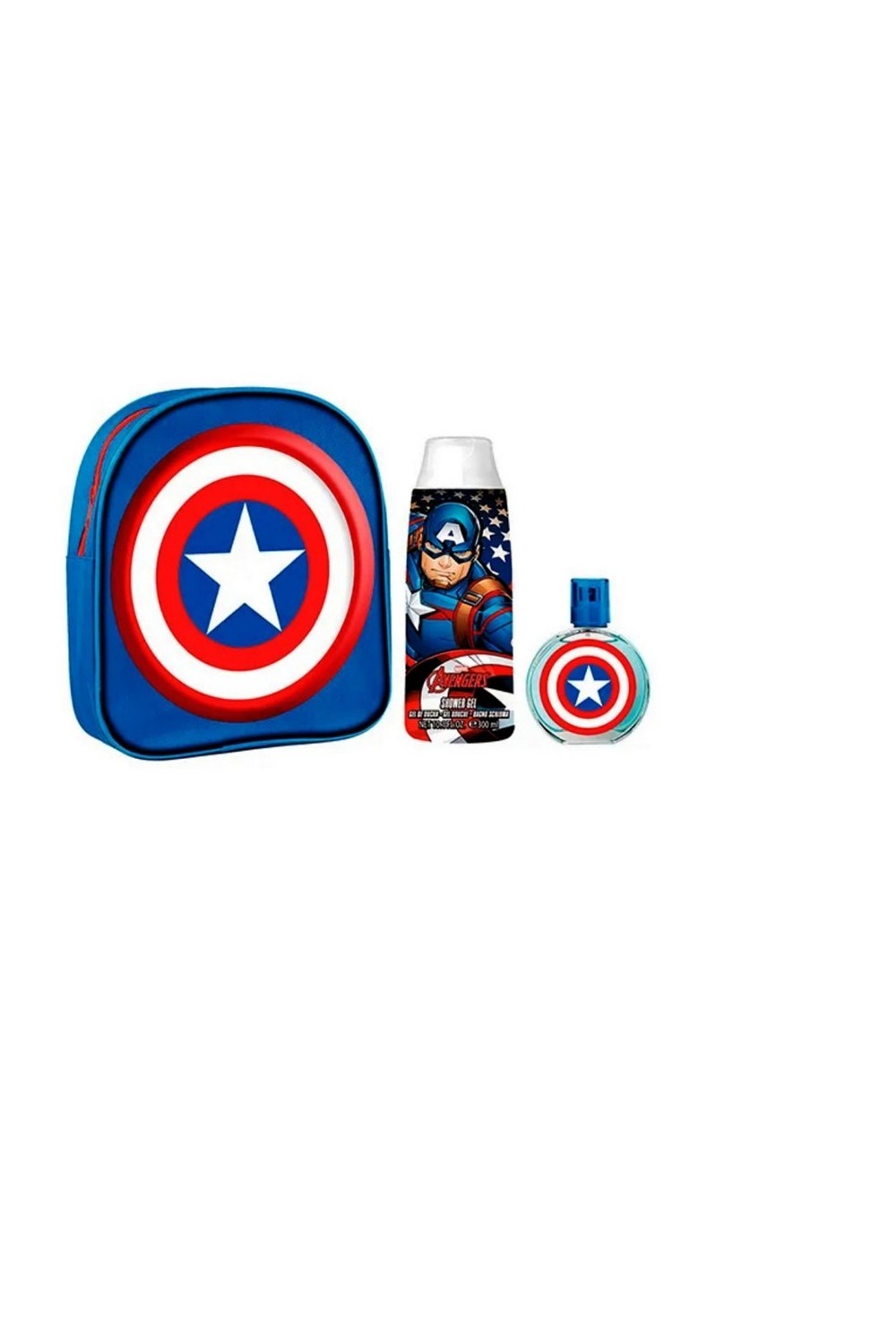 MARVEL - Captain America Eau De Toilette Spray 50ml Set 3 Pieces