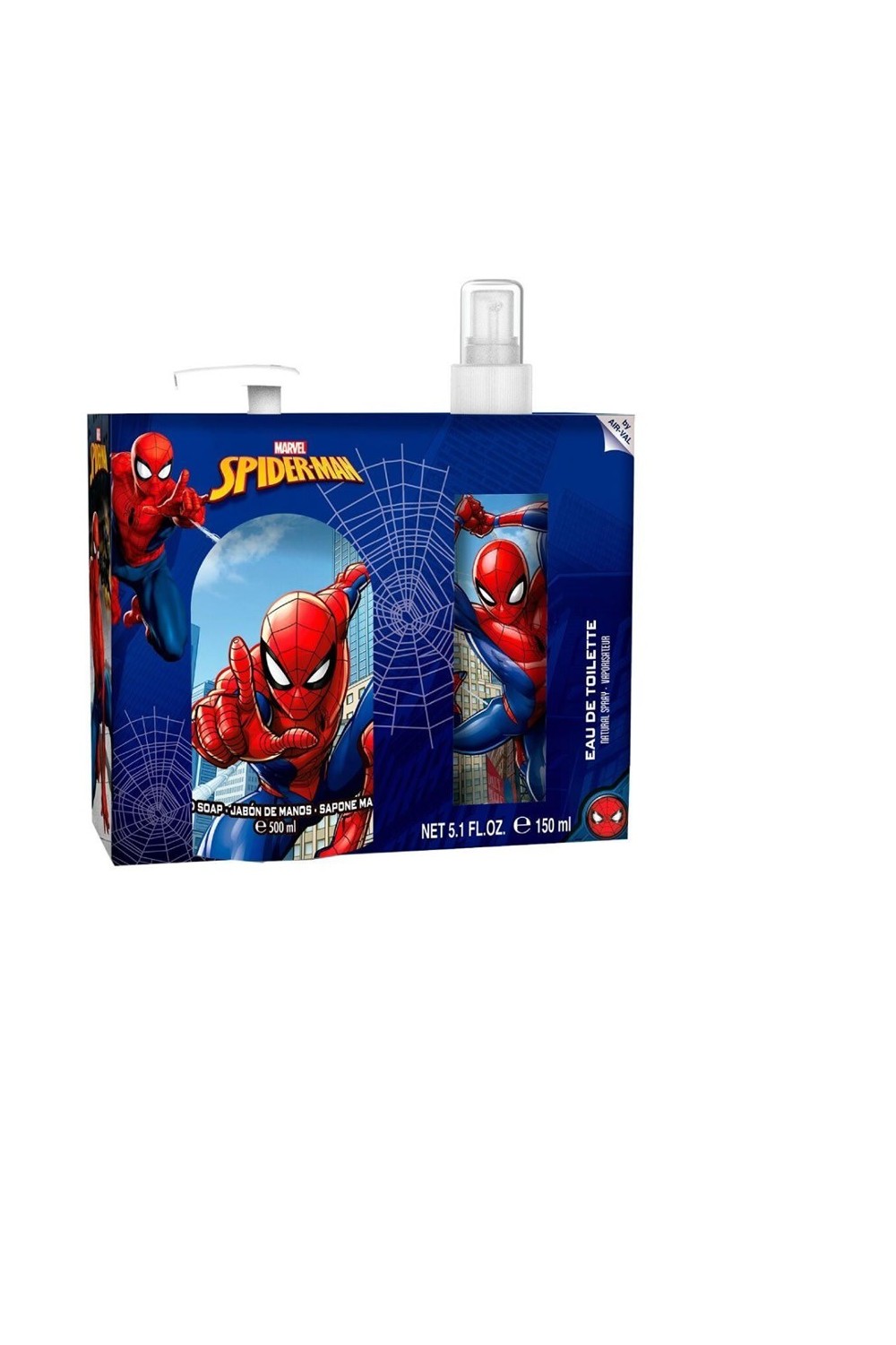 Marvel Spiderman Eau De Toilette Spray 150ml Set 2 Pieces