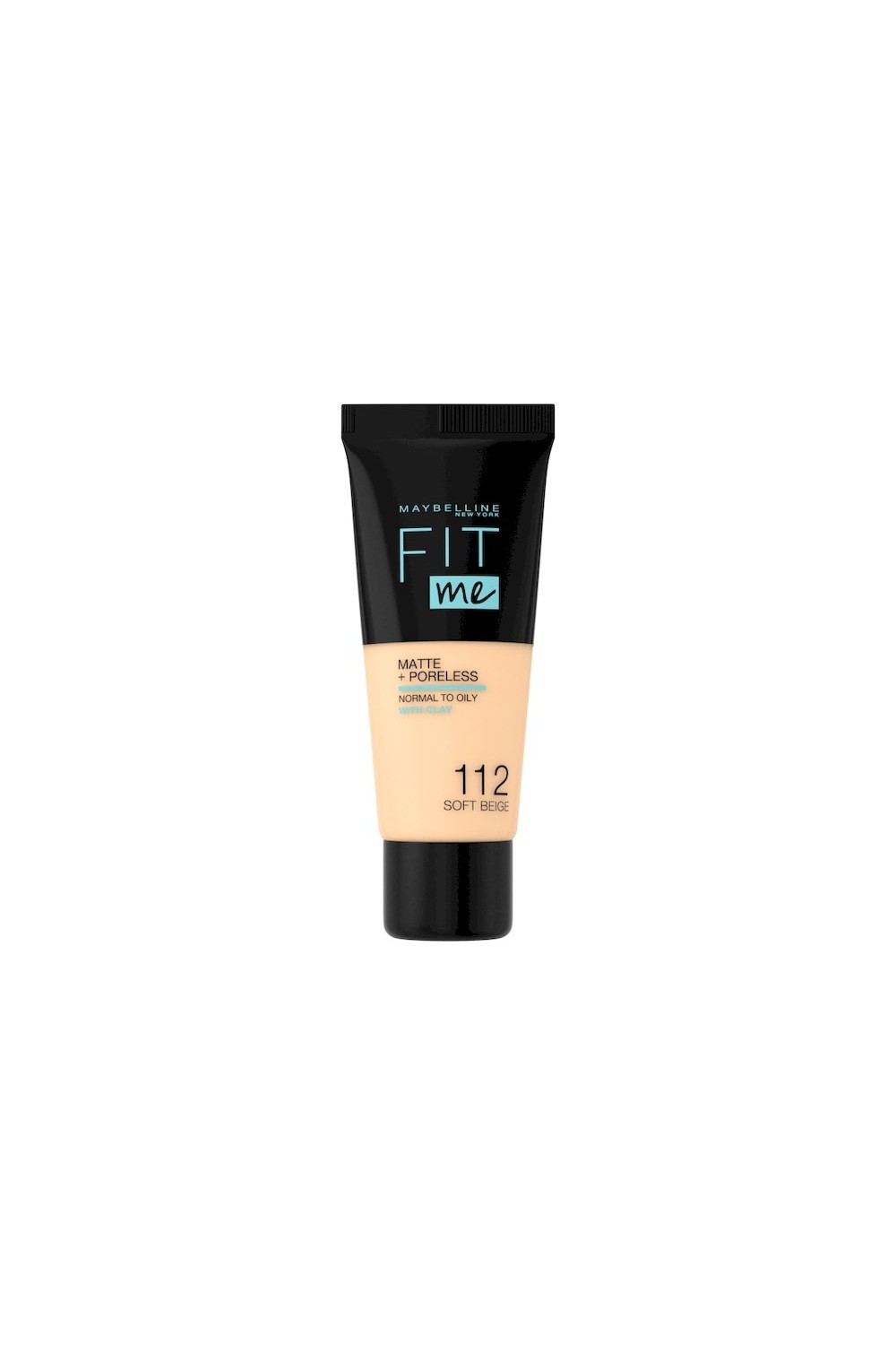 Maybelline Fit Me Matte & Poreless Foundation 112 Soft Beige 30ml