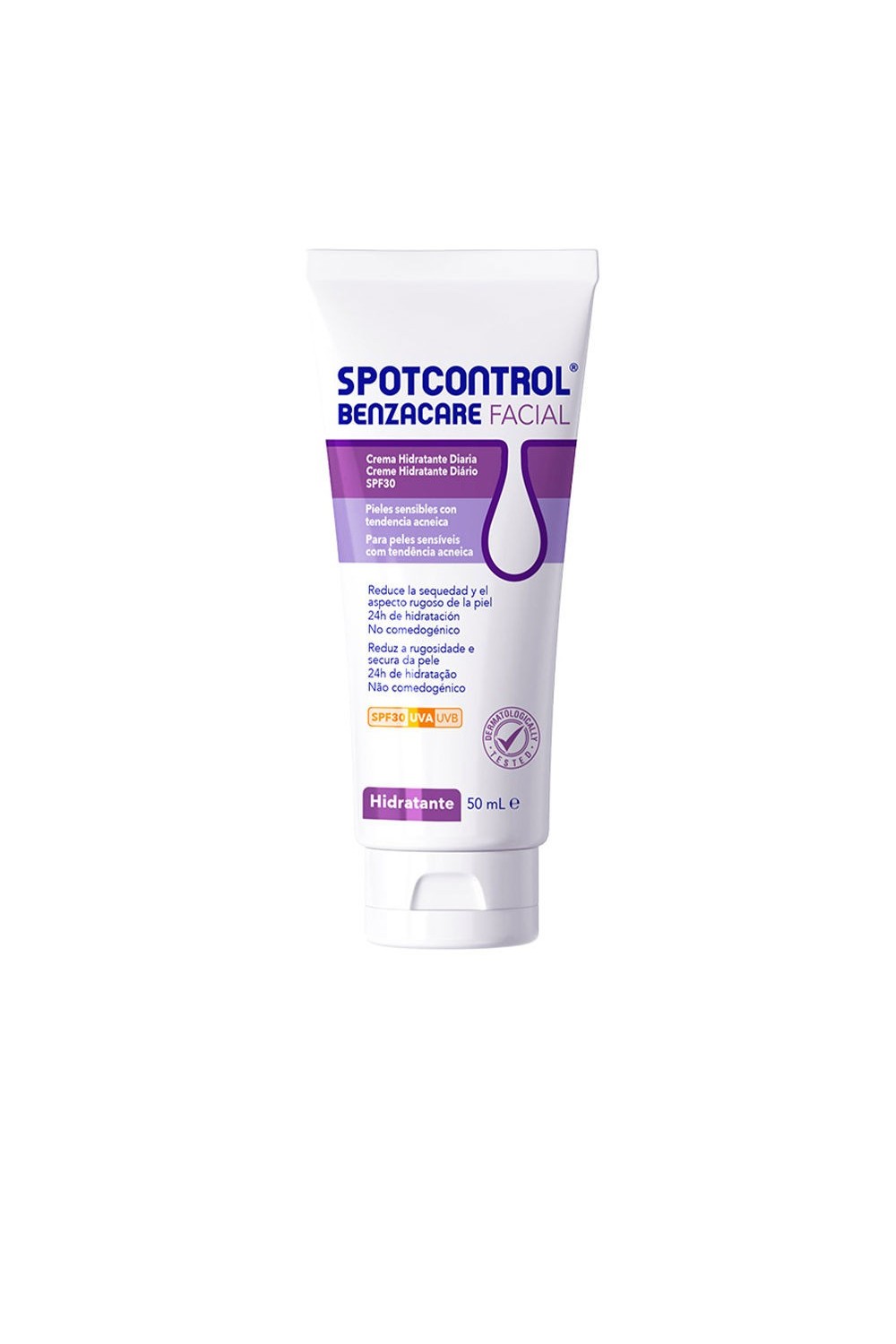Benzacare Spotcontrol Moisturising Face Cream Spf30 50ml