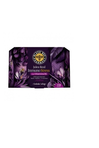 Black Bee Royal Jelly Immuno Stress 20 Vials