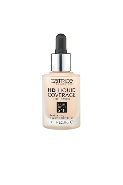 Catrice Hd Liquid Coverage Foundation Lasts Up Tp 24h 010 Light Beige 30ml