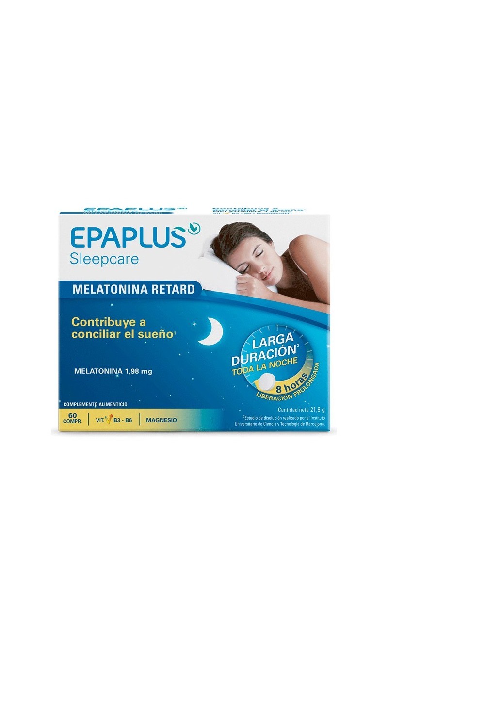 Epaplus Melatonina Retard Tryptophan Free 60 Tablets