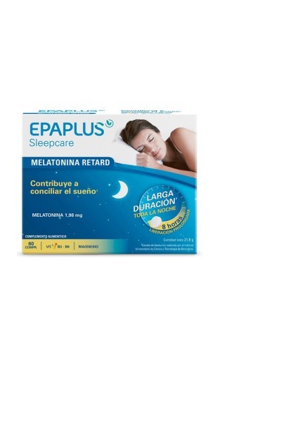 Epaplus Melatonina Retard Tryptophan Free 60 Tablets