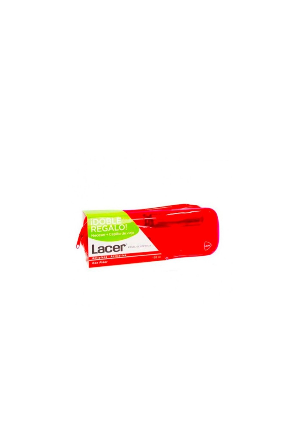 Lacer Toothpaste 125ml + Travel Toothbrush Gift