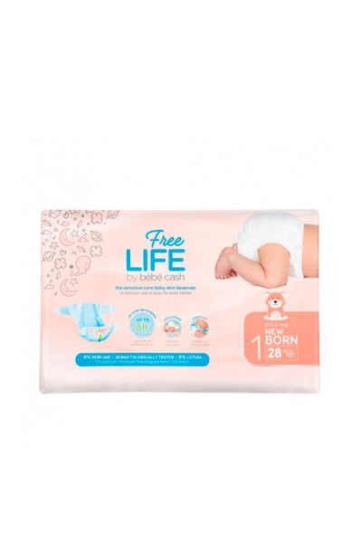 Freelife Bebé Cash Nappy New Born 1 2-4kg 28U