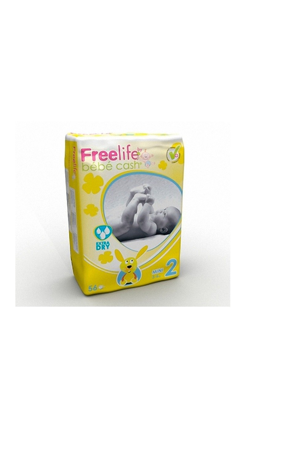 Freelife Bebe Cash Nappy 2 Mini 3-6Kg 56U