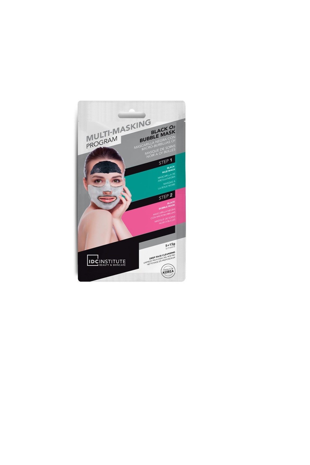 Idc Institute Idc Mascarilla Negra Micro-Burbujas O2