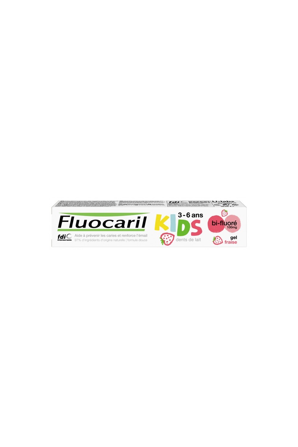 Fluocaril Kids Bi-fluoride Milk Teeth Strawberry Flavour 3-6 Years 50ml