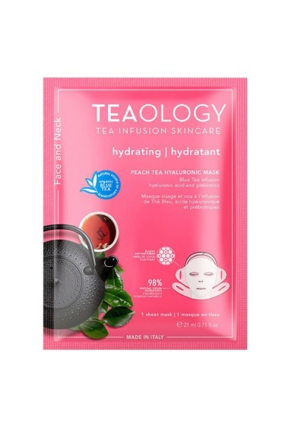 Teaology Blue Tea & Hyaluronic Acid Brightening Moisturising Mask 21ml