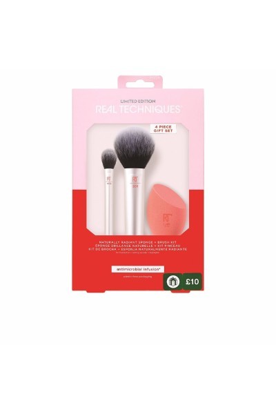 Real Techniques Naturally Radiant Sponge Brush Lote 4 Piezas