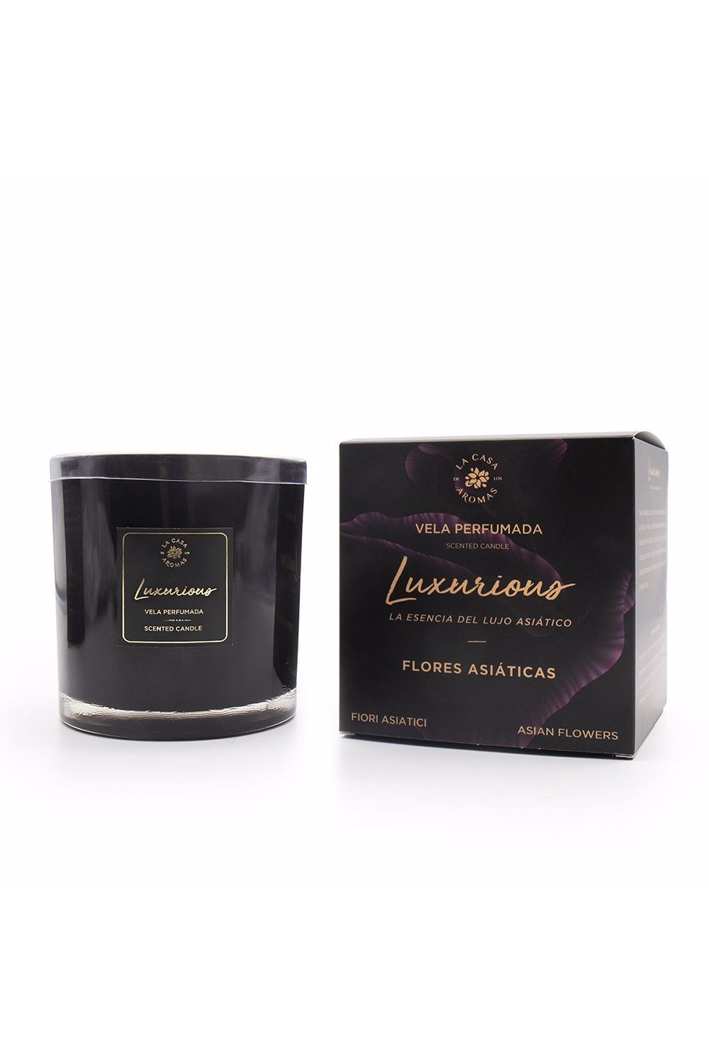 La Casa De Los Aromas Luxurious Vela Perfumada Flores Asiáticas 650g