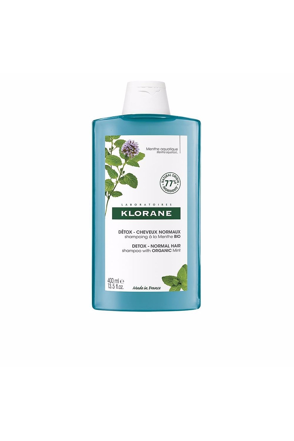 Klorane Aquatique Mint Detox Shampoo 400ml