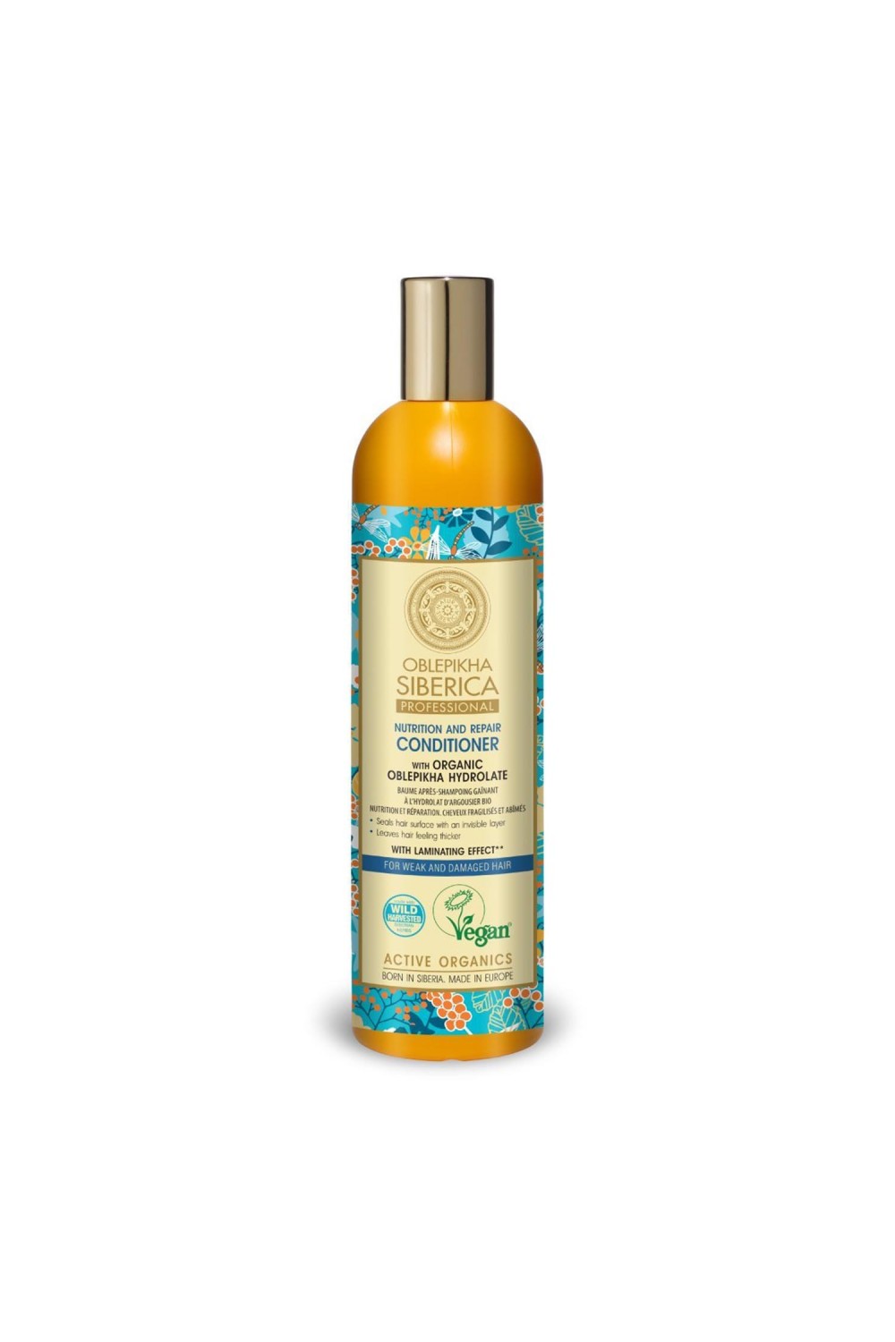 Natura Siberica Oblepikha Nutrition y Repair Acondicionador Cabello Debil y Dañado 400ml