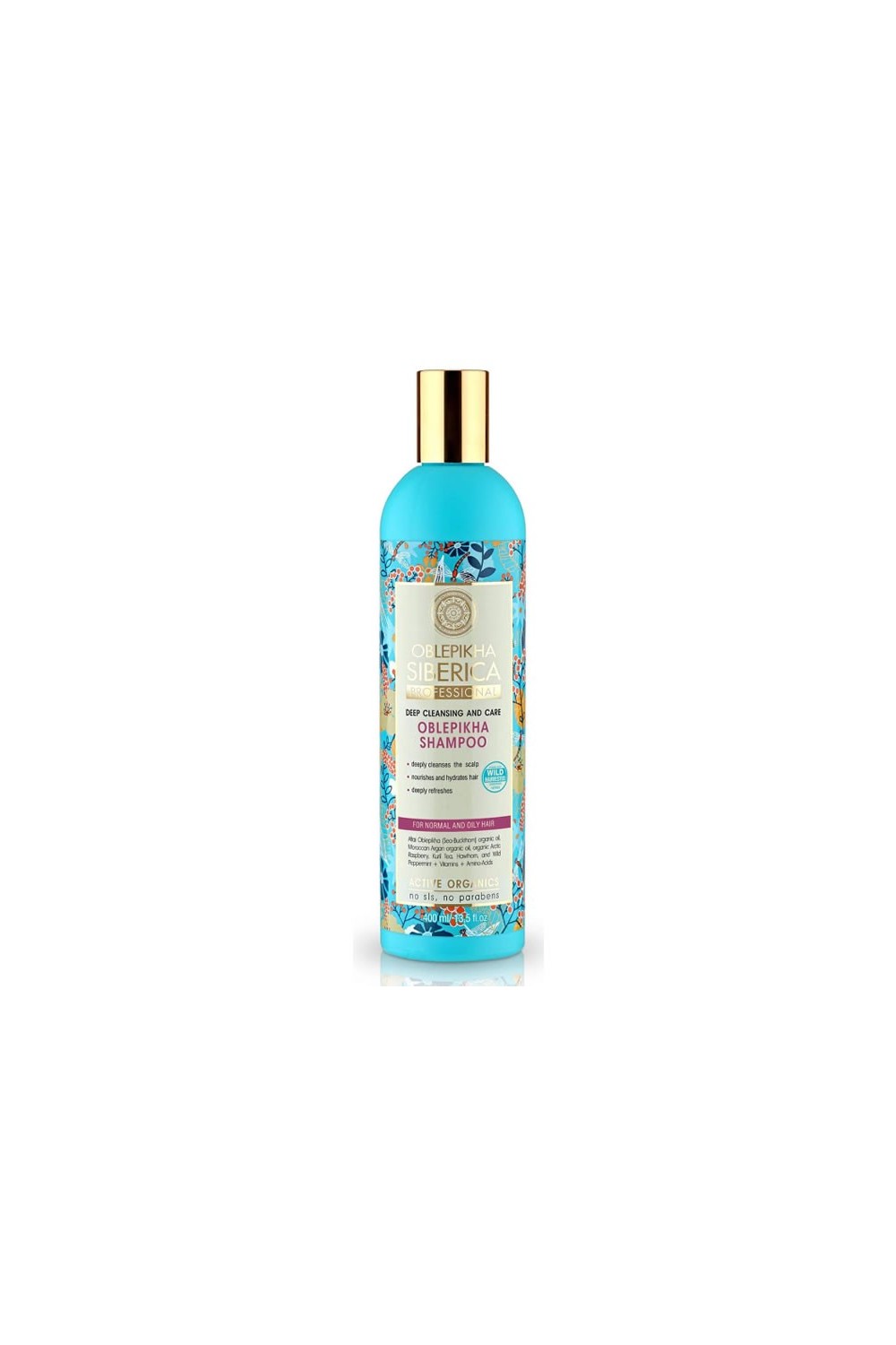 Natura Siberica Oblepikha Shampoo Deep Cleansing And Care 400ml