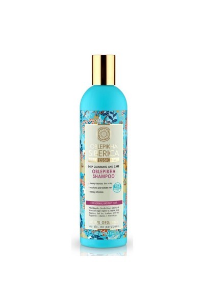 Natura Siberica Oblepikha Shampoo Deep Cleansing And Care 400ml