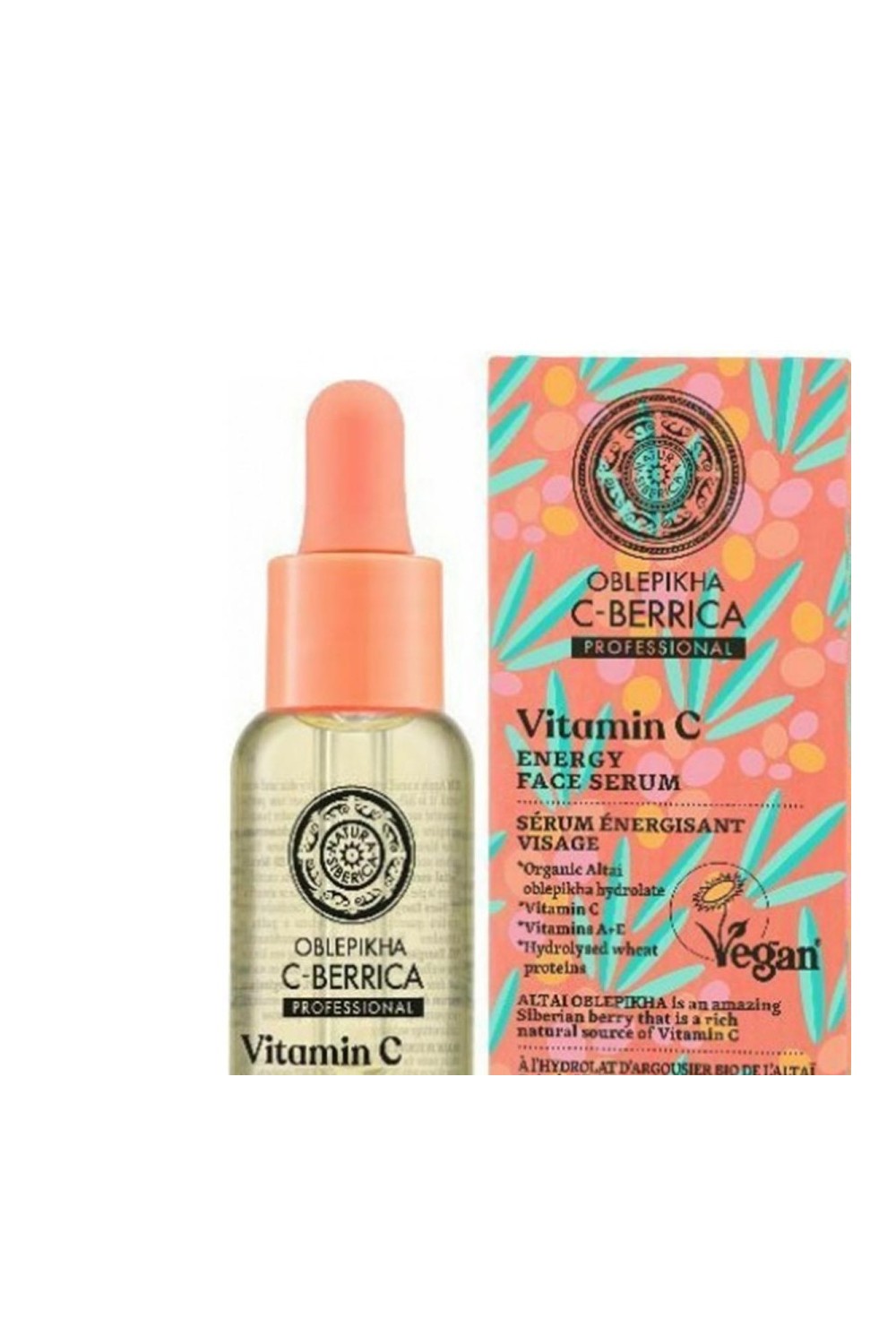 Natura Siberica Oblepikha Berrica Serum Facial Energy Vitamin C 30ml