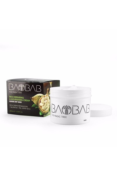 Diet Esthetic Baobab Rich Repair Moisturiser-Super Dry Skin Cream 200ml