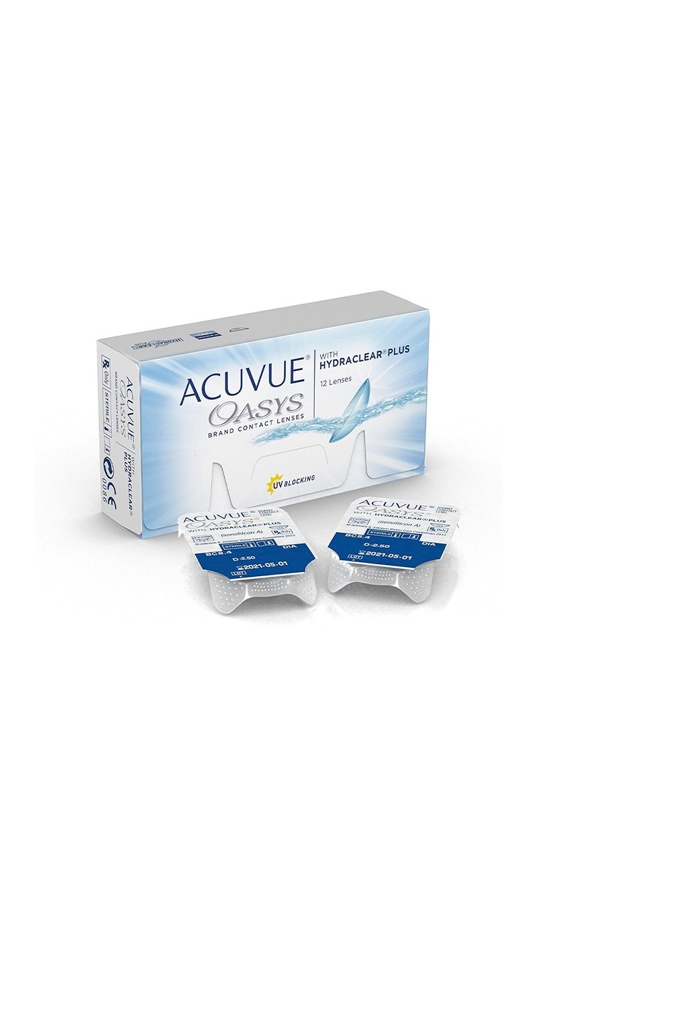 Acuvue Oasys Hydraclear Contact Lenses Replacement 2 Weeks -3.75 BC/8.4 12 Units
