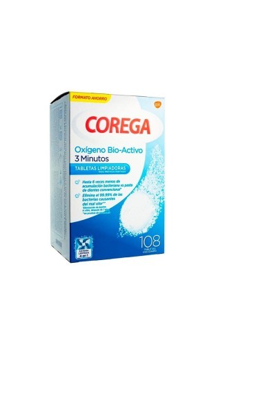Corega Bio-Active Oxygen 108U