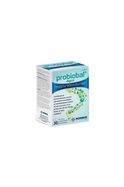 Normon Probiobal Digest Adult 30 Tablets