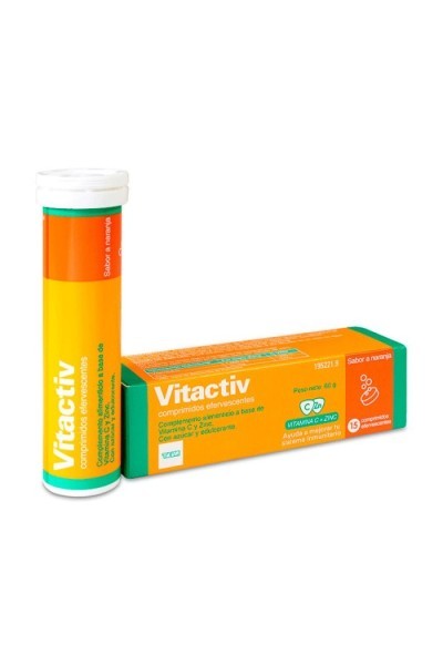 TEVA PHARMA - Teva Vitactiv 15 Effervescent Tablets 60g