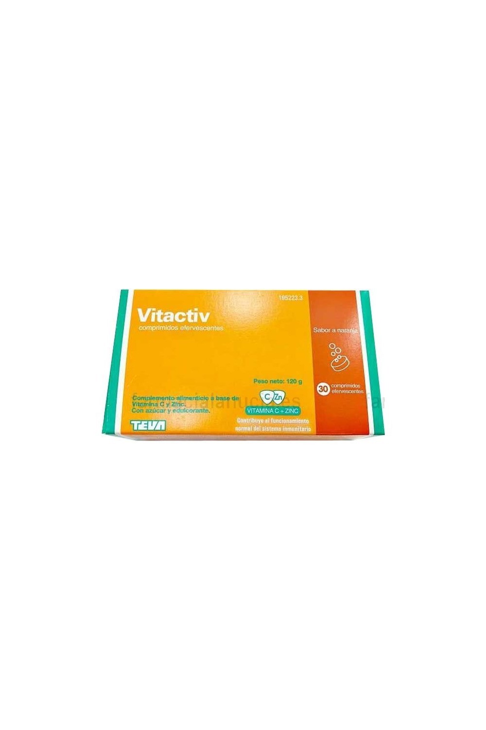 TEVA PHARMA - Teva Vitactiv 30 Effervescent Tablets 120g