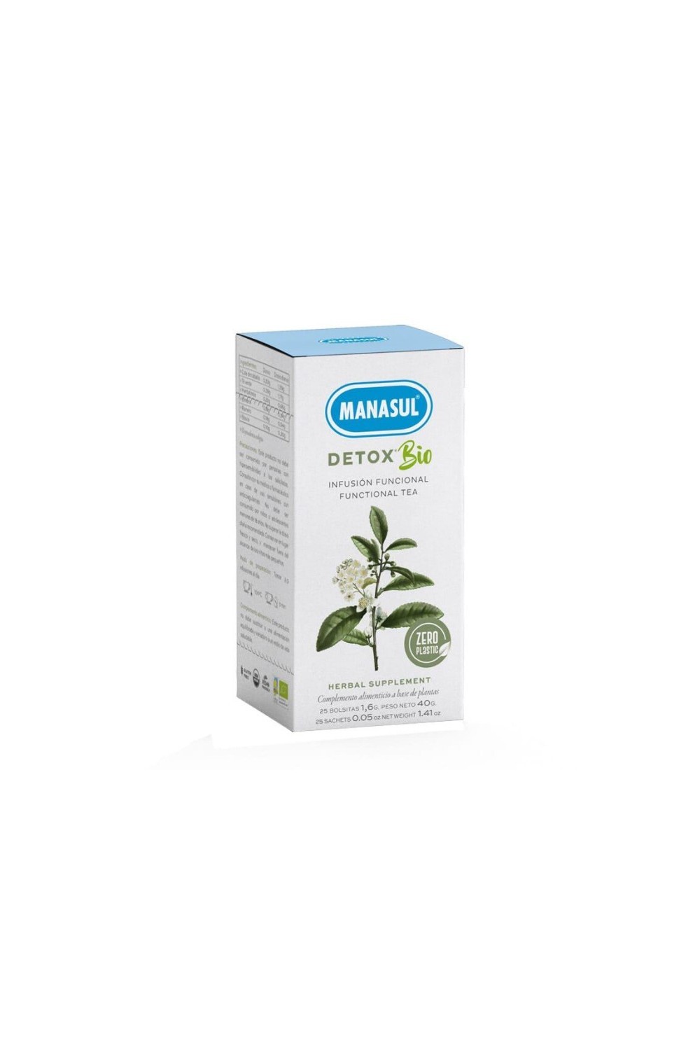 Manasul Detox Bio 25 Tea Sachets