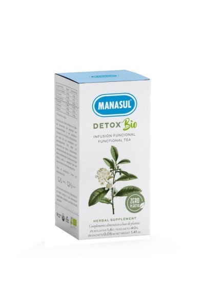 Manasul Detox Bio 25 Tea Sachets