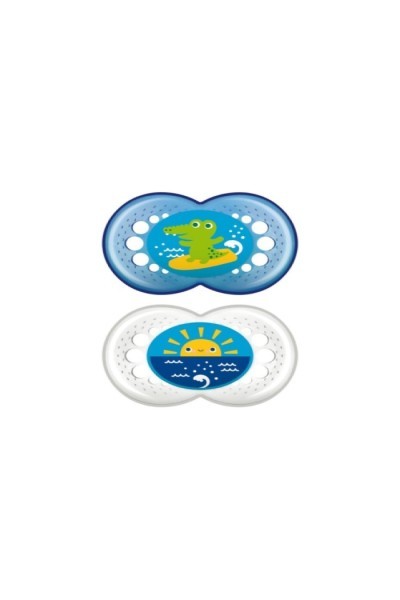 Mam Baby Original Soother 16+ Silicone Blue 2U