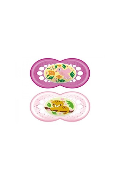 Mam Baby Original Soother 16+ Silicone Pink 2U