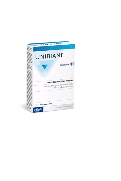 Pileje Unibiane Resveratrol 30 Capsules