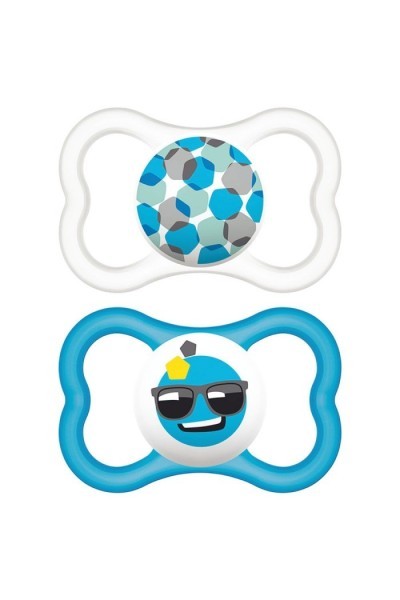 Mam Baby Air 6+ Blue Silicone Soother 2U