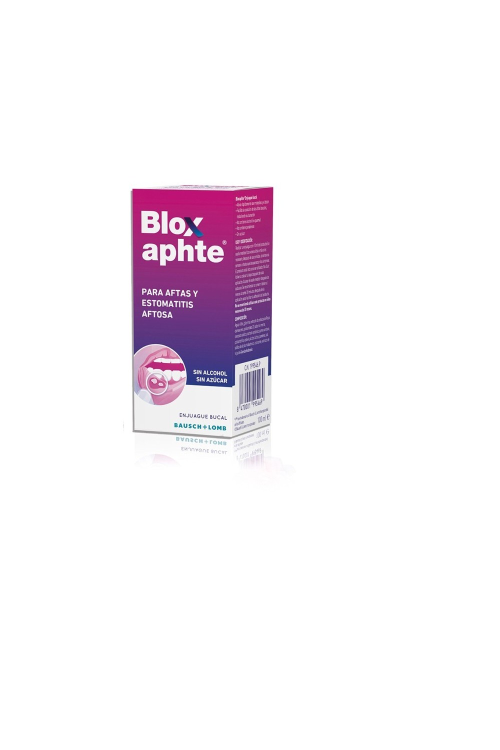 Bausch Lomb Bloxaphte Mouthwash 100ml