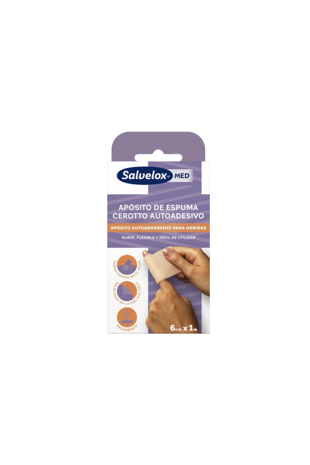 Salvelox Foam Dressing 6cm x 1m