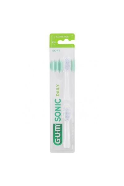 Gum Sonic Daily Refills White Brush 2U